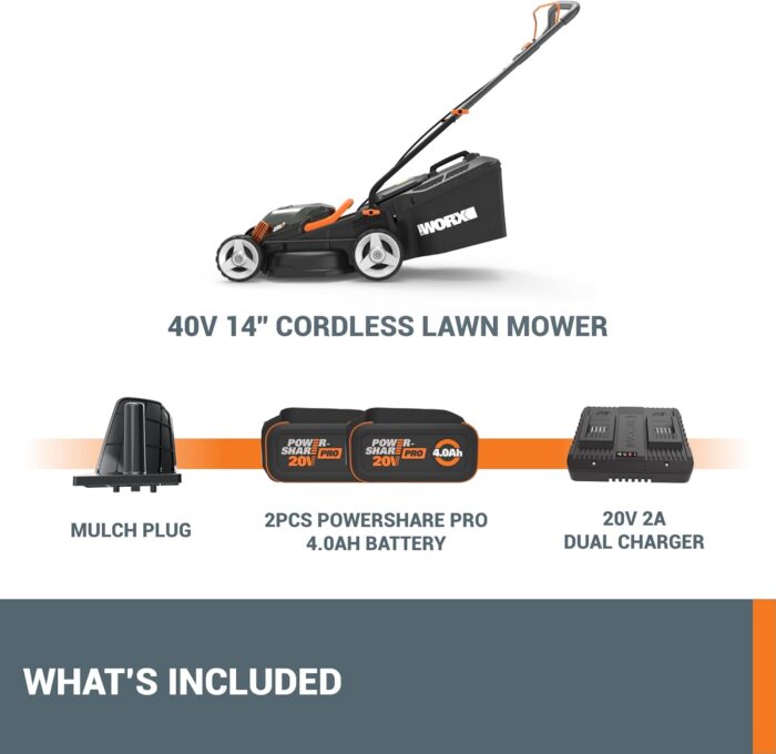 Worx WG779 Lawn Mower Review 2024 - Image 7