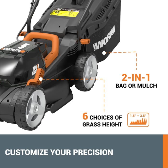 Worx WG779 Lawn Mower Review 2024 - Image 6