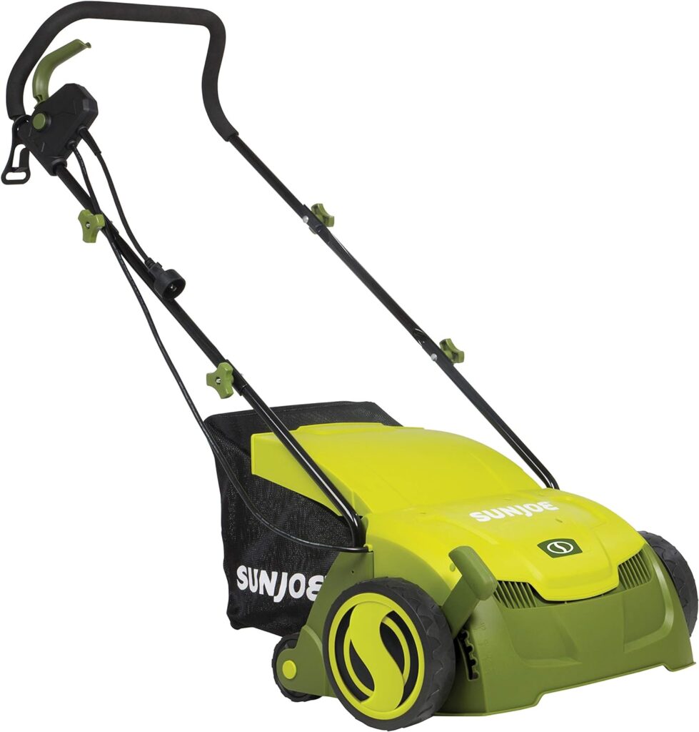 Sun Joe AJ801E 12-Amp 13-Inch Electric Dethatcher and Scarifier